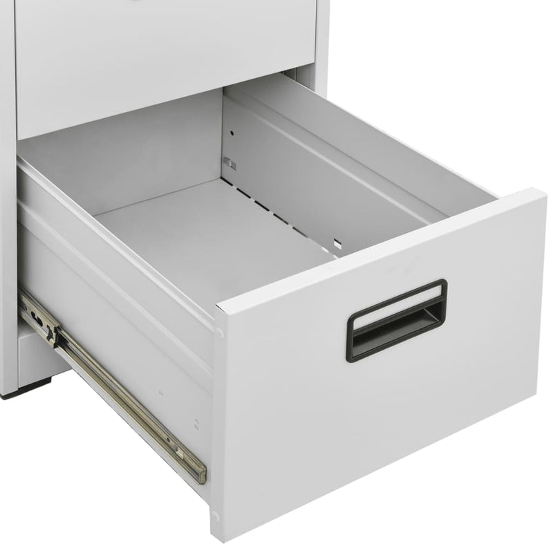 Filing Cabinet Light Grey 46x62x102.5 cm Steel Payday Deals