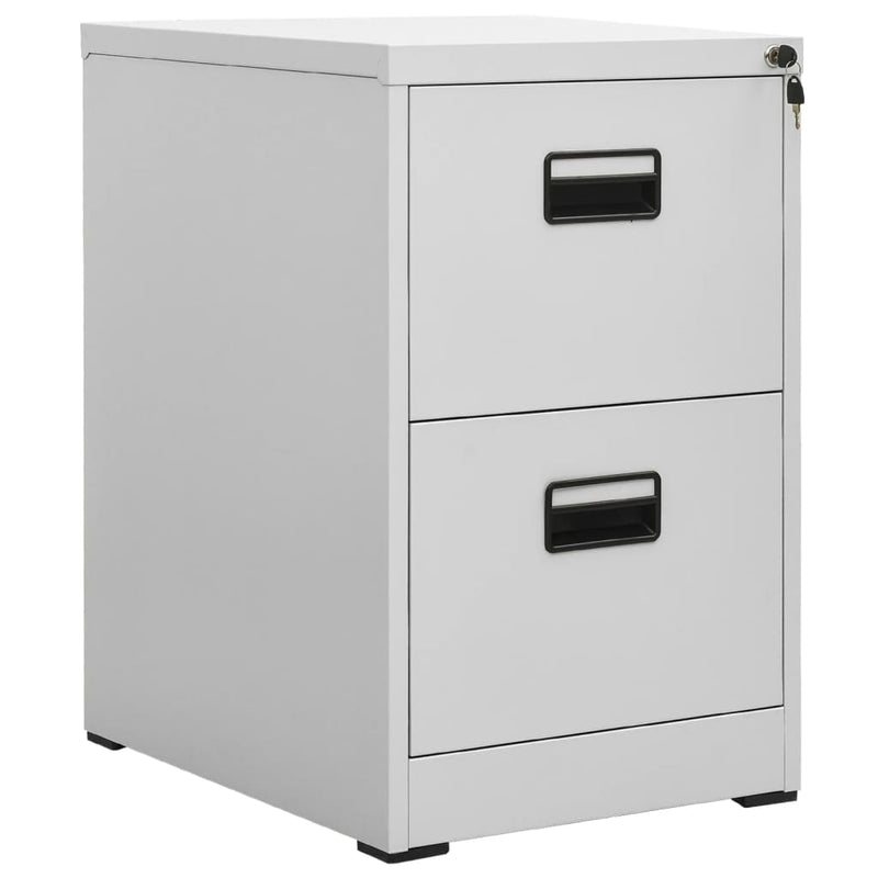 Filing Cabinet Light Grey 46x62x72.5 cm Steel Payday Deals
