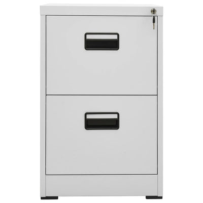 Filing Cabinet Light Grey 46x62x72.5 cm Steel Payday Deals