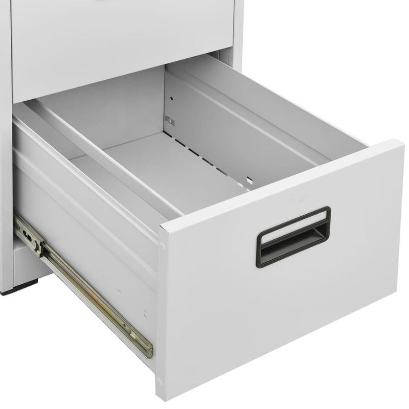 Filing Cabinet Light Grey 46x62x72.5 cm Steel Payday Deals