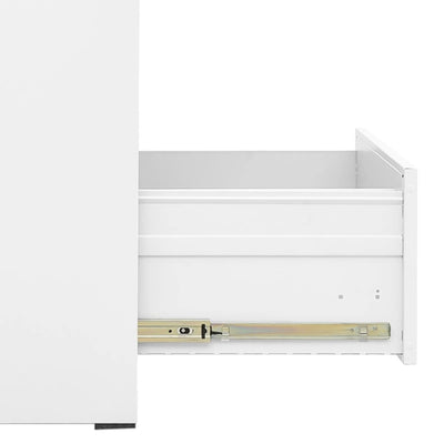 Filing Cabinet White 46x62x72.5 cm Steel Payday Deals