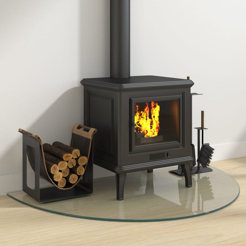 Fireplace Glass Plate Half Round 1000x600 mm Payday Deals