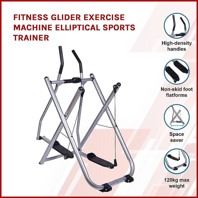 Fitness Glider Exercise Machine Elliptical Sports Trainer Payday Deals