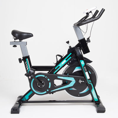 FitSmart Smart Cycle Exercise Bike Spin Bike Stationary Home Gym Fitness Black Payday Deals