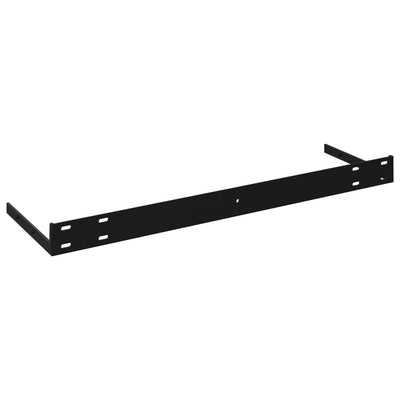 Floating Wall Shelf Black 120x23.5x3.8 cm MDF Payday Deals