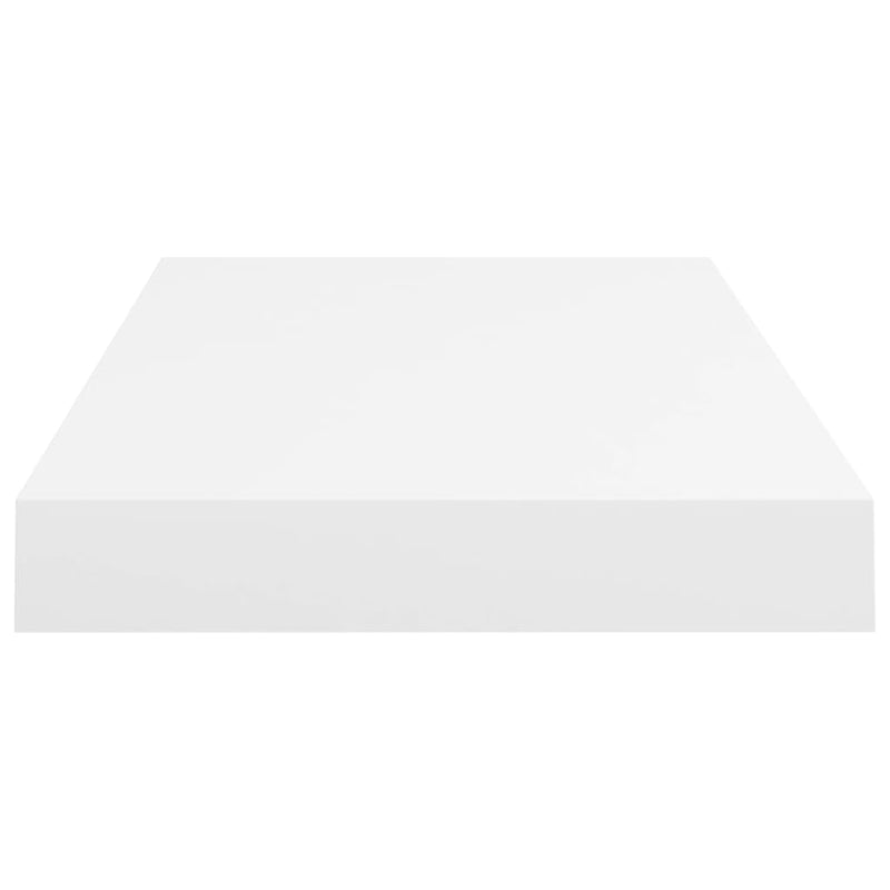 Floating Wall Shelf White 50x23x3.8 cm MDF Payday Deals