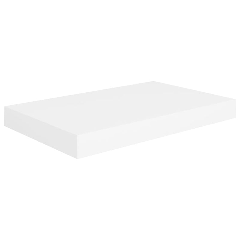 Floating Wall Shelves 2 pcs White 40x23x3.8 cm MDF Payday Deals