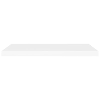 Floating Wall Shelves 2 pcs White 80x23.5x3.8 cm MDF Payday Deals