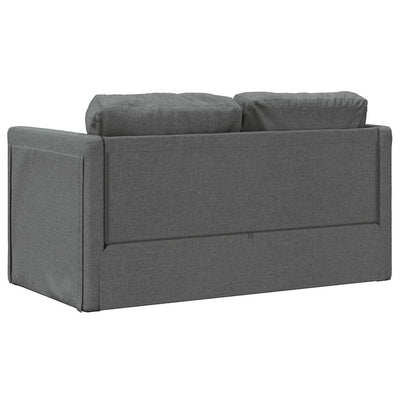 Floor Sofa Bed 2-in-1 Dark Grey 112x174x55 cm Fabric Payday Deals