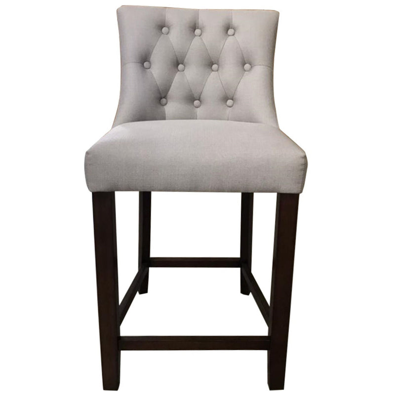 Florence  4pc High Fabric Dining Chair Bar Stool French Provincial Solid Timber Payday Deals