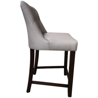 Florence  High Fabric Dining Chair Bar Stool French Provincial Solid Timber Payday Deals