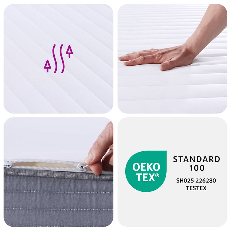 Foam Mattress Medium Soft 183x203 cm King Size Payday Deals