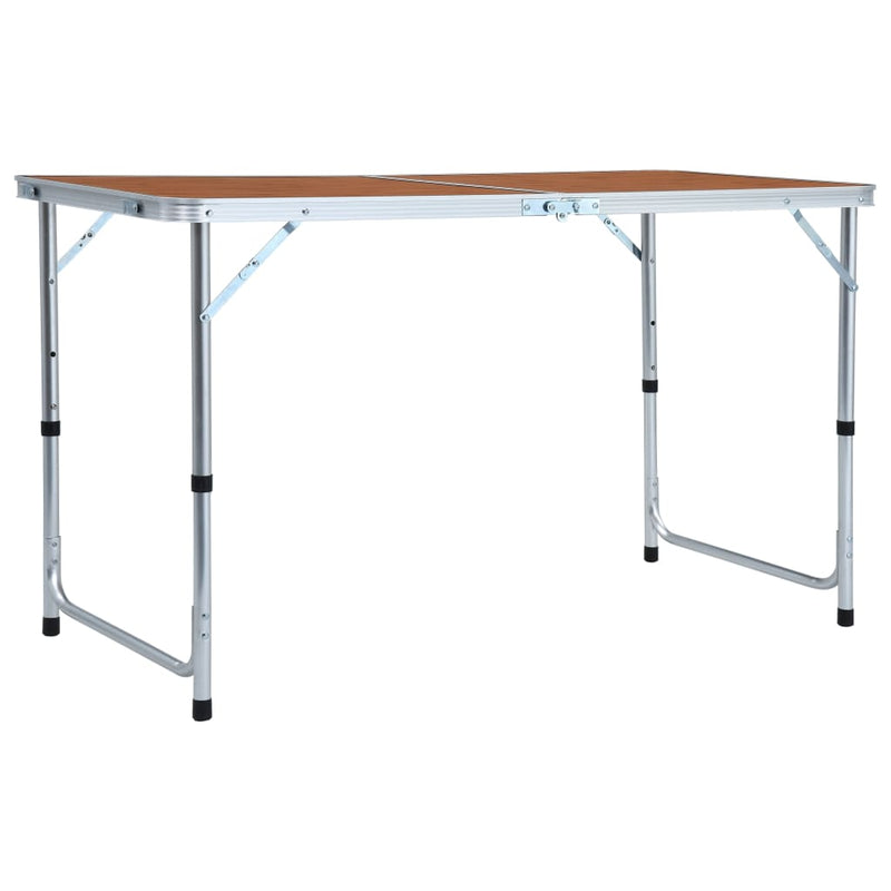 Foldable Camping Table Aluminium 120x60 cm Payday Deals