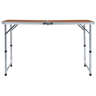 Foldable Camping Table Aluminium 120x60 cm Payday Deals