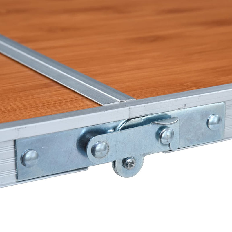 Foldable Camping Table Aluminium 120x60 cm Payday Deals