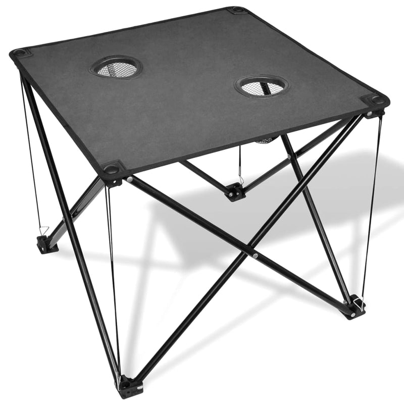 Foldable Camping Table Grey Payday Deals