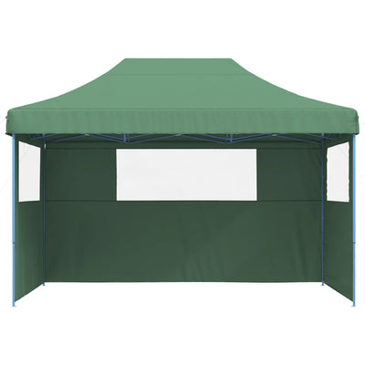 Foldable Party Tent Pop-Up with 3 Sidewalls Green Payday Deals