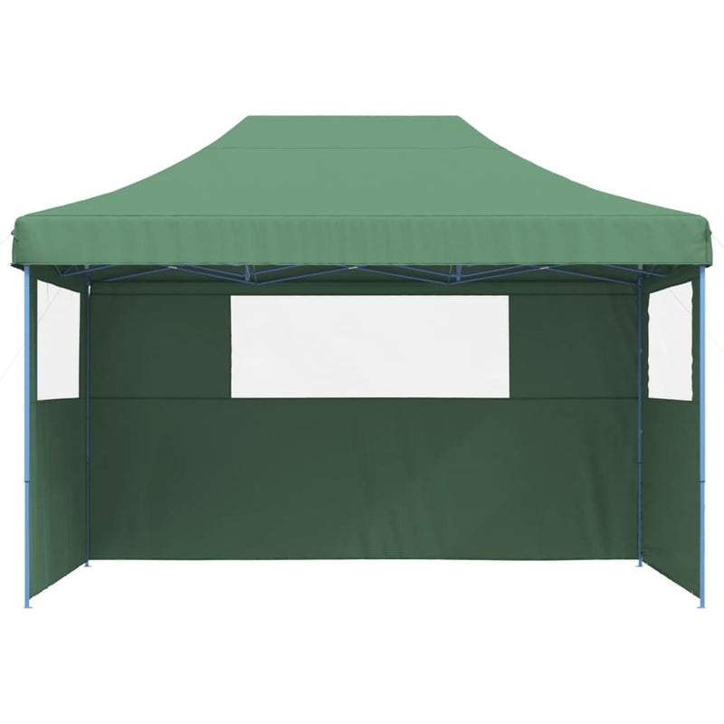Foldable Party Tent Pop-Up with 3 Sidewalls Green Payday Deals