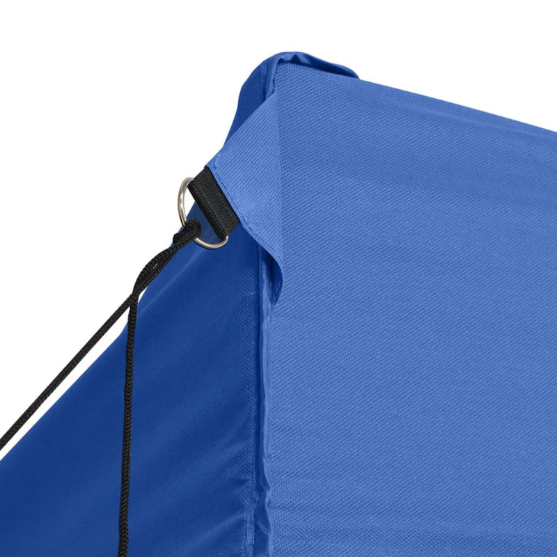 Foldable Tent Pop-Up with 4 Side Walls 3x4.5 m Blue Payday Deals