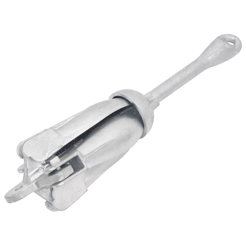 Folding Anchor with Rope Silver 1.5 kg Malleable Iron Payday Deals