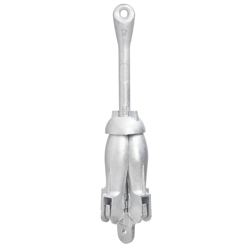 Folding Anchor with Rope Silver 1.5 kg Malleable Iron Payday Deals