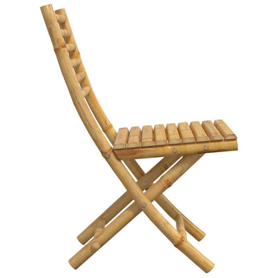 Folding Garden Chairs 2 pcs 43x54x88 cm Bamboo Payday Deals