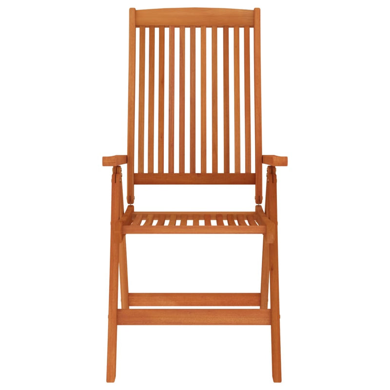 Folding Garden Chairs 4 pcs Solid Wood Eucalyptus Payday Deals