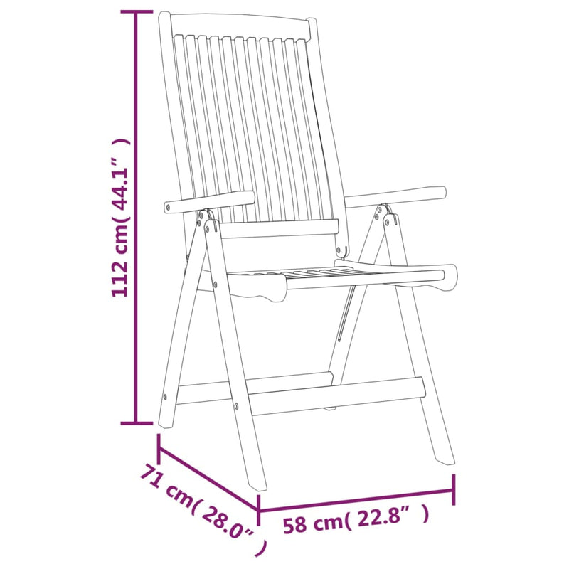 Folding Garden Chairs 4 pcs Solid Wood Eucalyptus Payday Deals