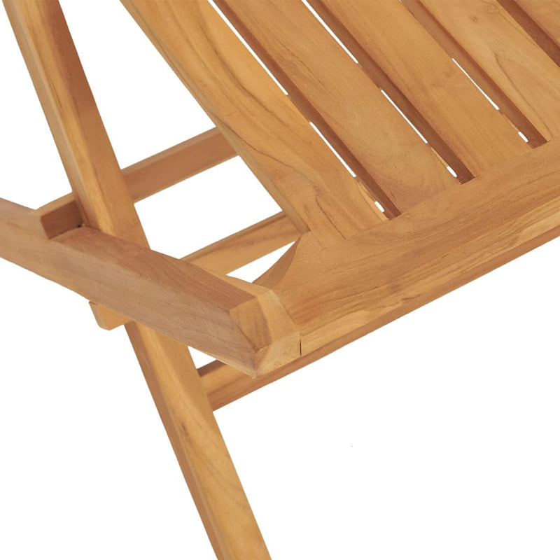 Folding Garden Chairs 6 pcs 47x47x89 cm Solid Wood Teak Payday Deals