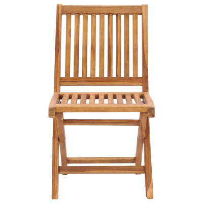 Folding Garden Chairs with Cushions 6 pcs Solid Teak Wood Payday Deals