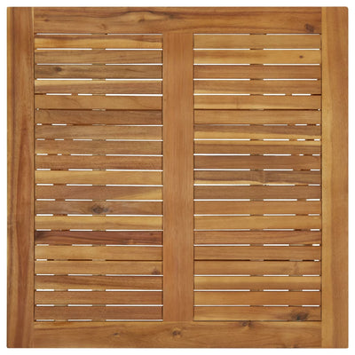 Folding Garden Table 90x90x75 cm Solid Acacia Wood Payday Deals