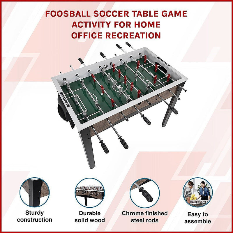 Foosball Soccer Table Game Activity for Home Office Recreation Payday Deals