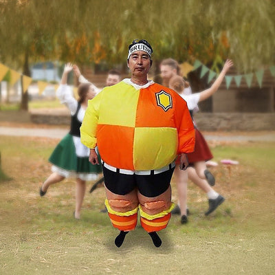 FOOTBALL Fancy Dress Inflatable Suit -Fan Operated Costume Payday Deals