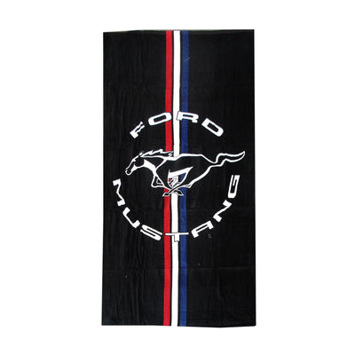 Ford Mustang Cars Printed 100% Cotton Beach Towel 75 x 150 cm Payday Deals