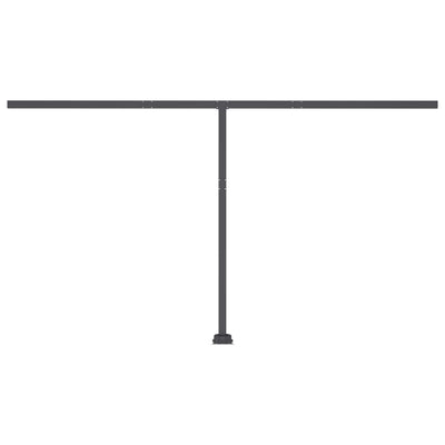 Freestanding Manual Retractable Awning 400x300 cm Anthracite Payday Deals