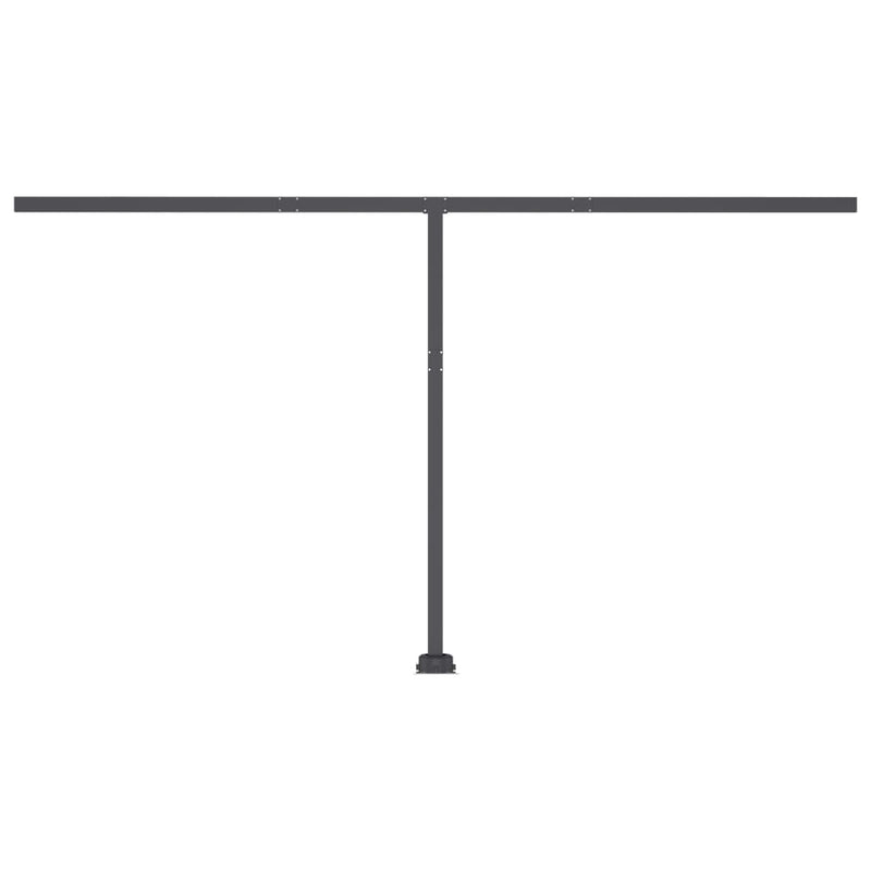 Freestanding Manual Retractable Awning 400x300 cm Anthracite Payday Deals