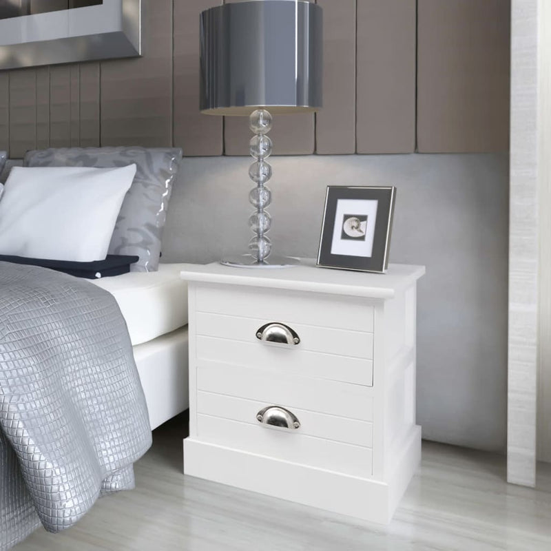 French Bedside Cabinet White Payday Deals
