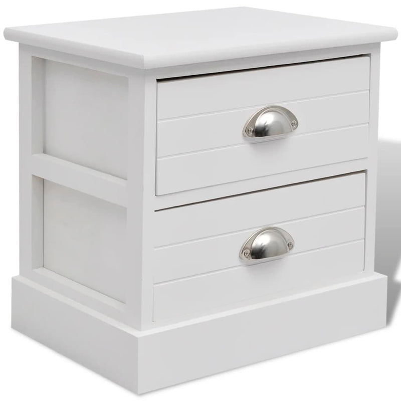 French Bedside Cabinet White Payday Deals