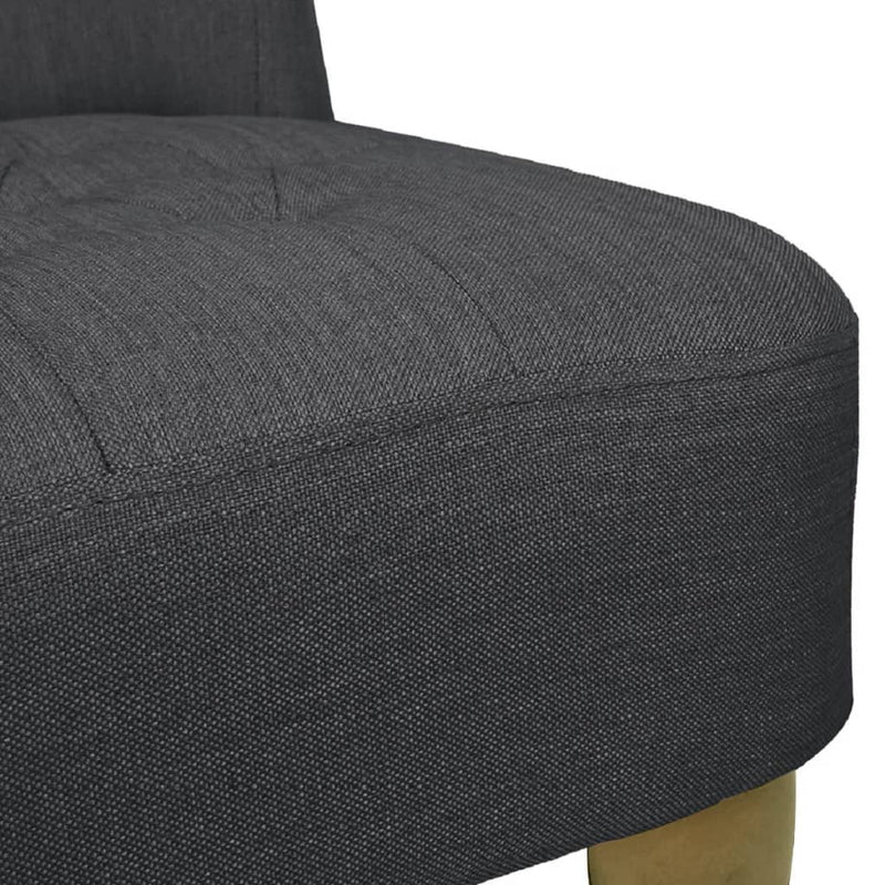 French Chair Grey Fabric Payday Deals
