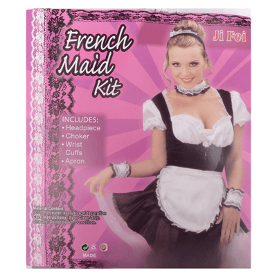 FRENCH MAID KIT Costume Accessory Waitress Halloween Ladies Party Adult