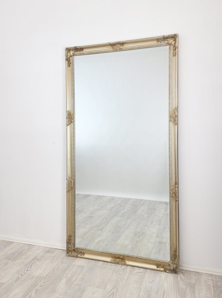 French Provincial Ornate Mirror - ANTIQUE CHAMPAGNE - X Large 100cm x 190cm Payday Deals