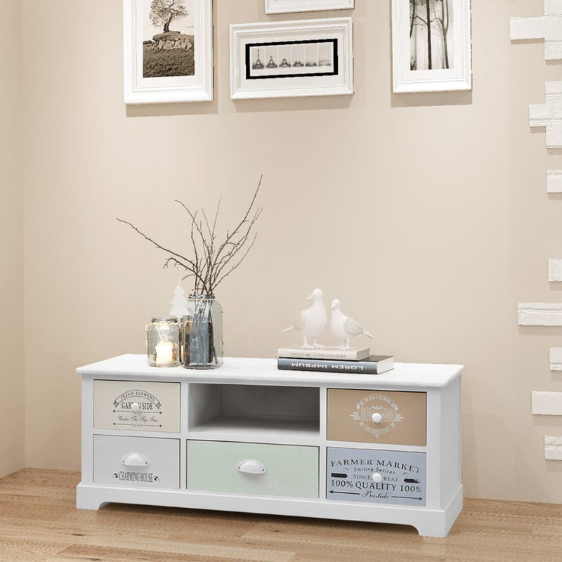 French TV Cabinet Wood Payday Deals