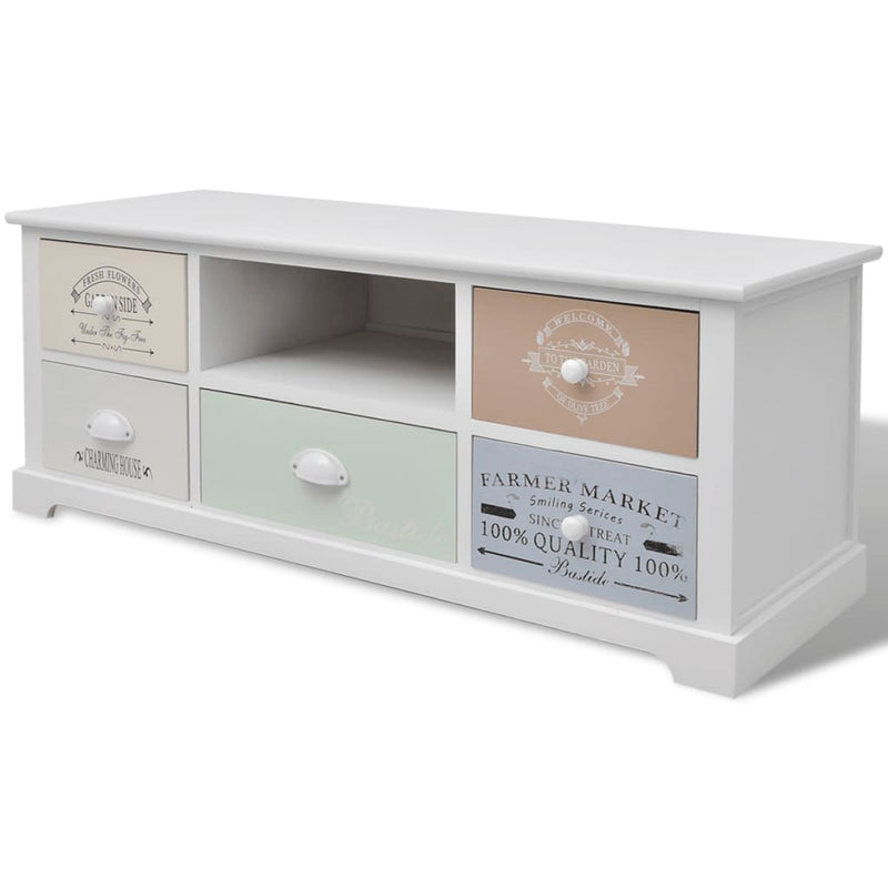 French TV Cabinet Wood Payday Deals