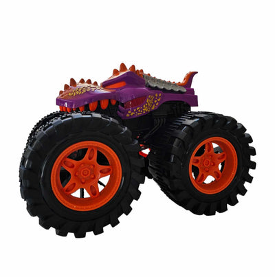 Friction Powered Purple Rhino Monster Truck for Children 1:16 Scale 3+ Payday Deals