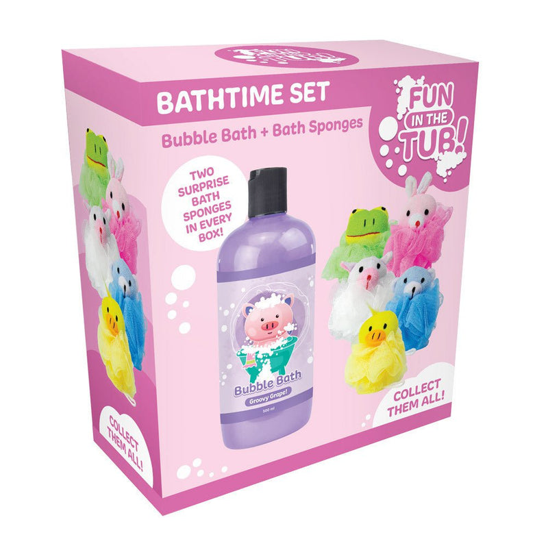 Fun In The Tub Piggy Bubble Bath Set With Bonus Animal Netting Sponges Payday Deals