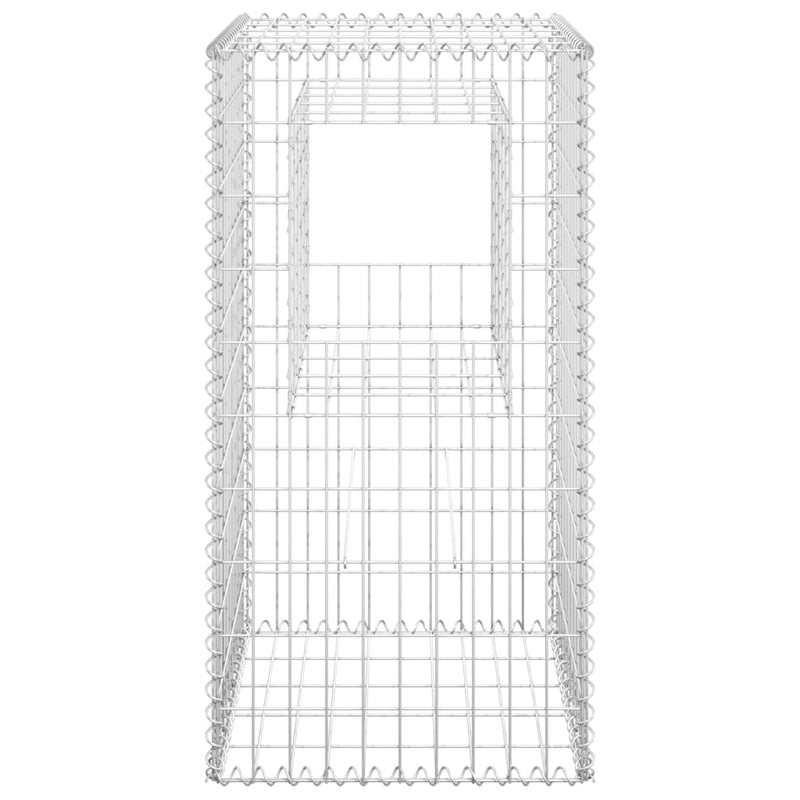 Gabion Basket Posts 2 pcs 50x50x100 cm Iron Payday Deals