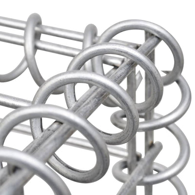 Gabion Basket Posts 2 pcs 50x50x100 cm Iron Payday Deals