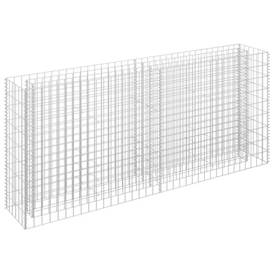Gabion Raised Bed Galvanised Steel 180x30x90 cm Payday Deals