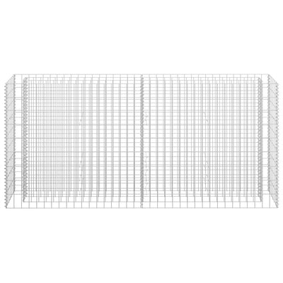 Gabion Raised Bed Galvanised Steel 180x30x90 cm Payday Deals
