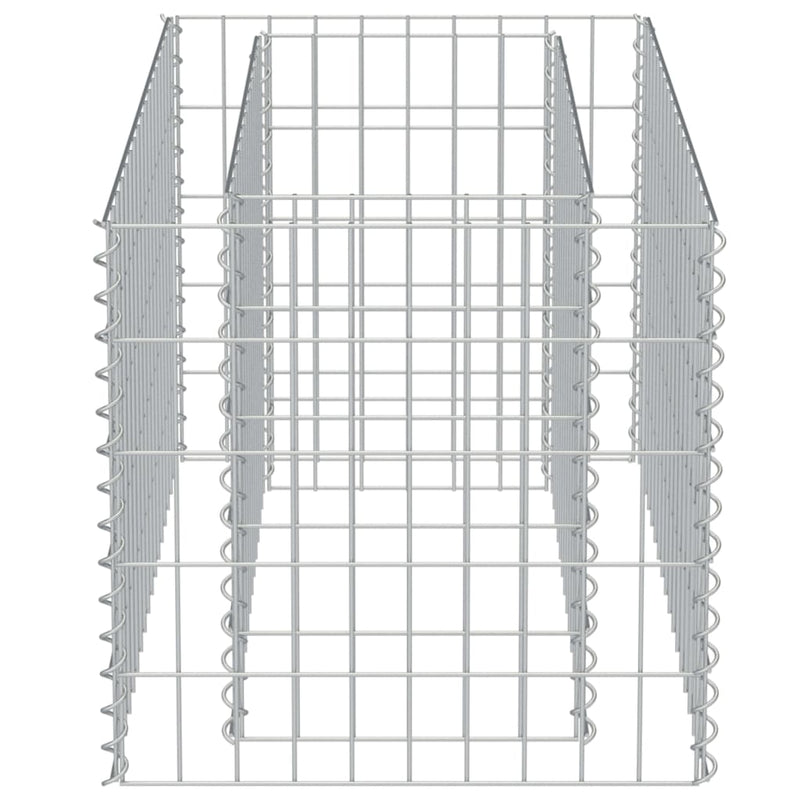 Gabion Raised Bed Galvanised Steel 90x50x50 cm Payday Deals
